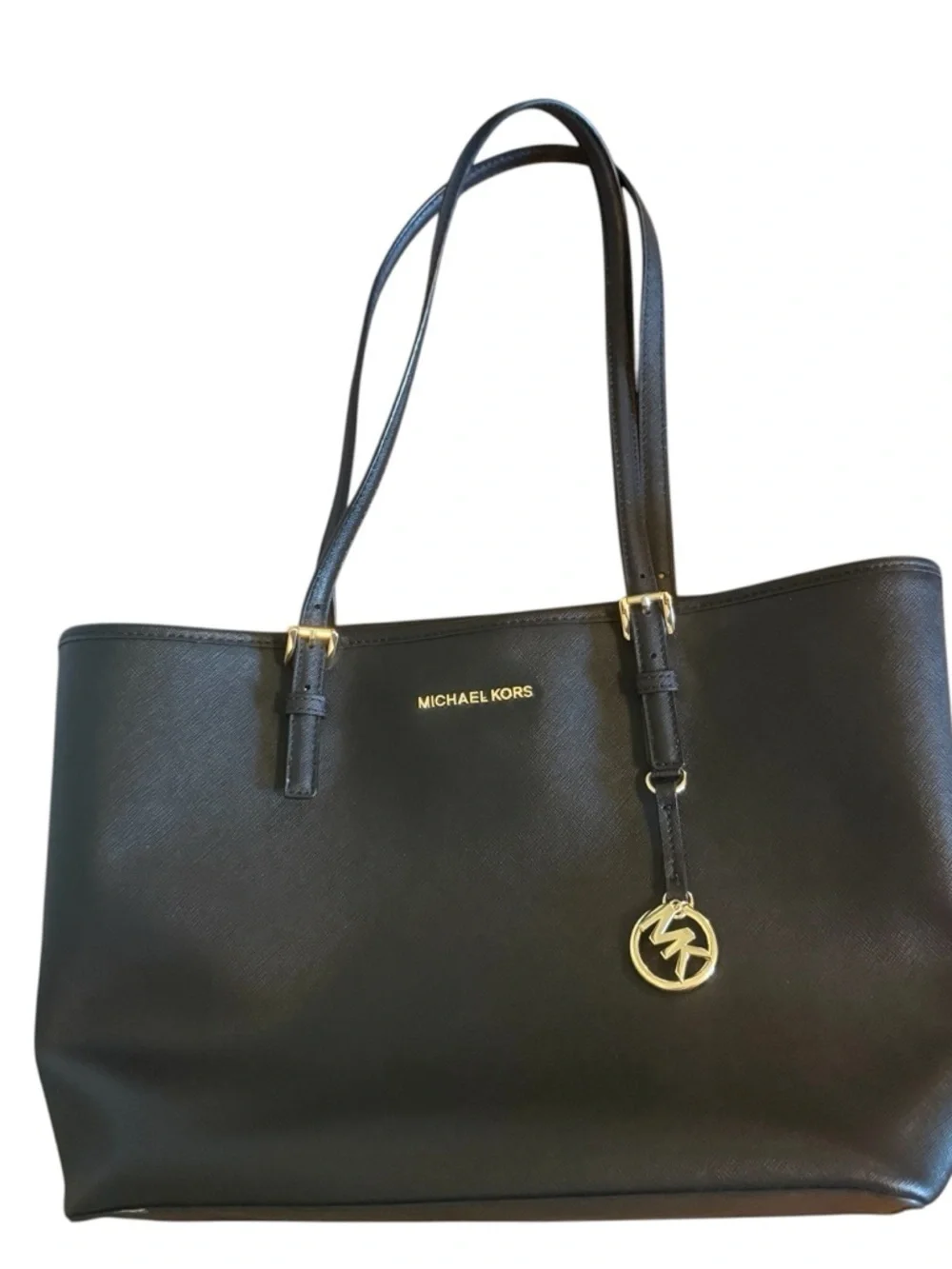 Michael Kors saffiano leather tote purse